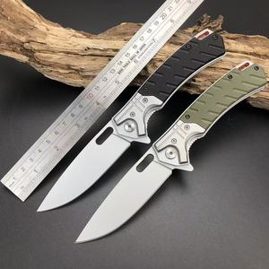 Cuchillo de bolsillo plegable con mango G10 para camping, supervivencia y caza al aire libre, calidad DIY, venta al por mayor - Product Image 1