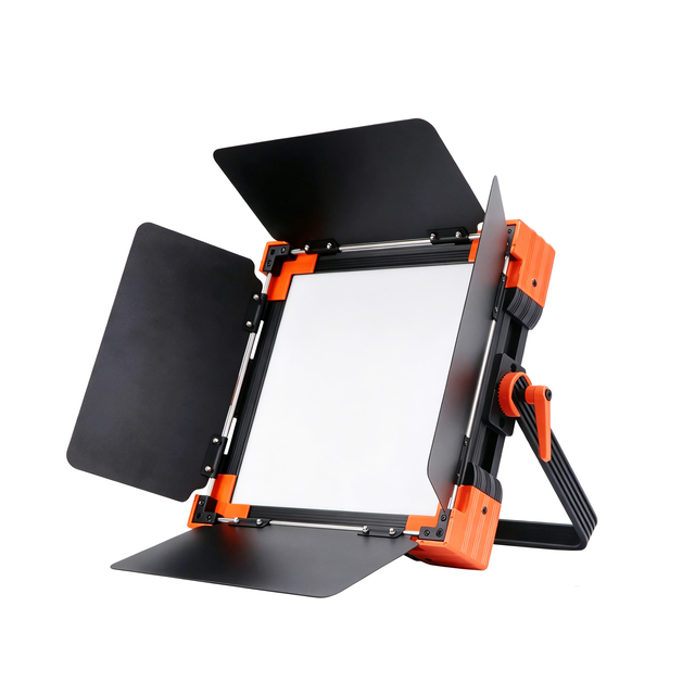 85W Bi-Color LED Flat Panel Fill Light, 3200K-5600K, DMX512 Dimmable 600 LEDs Support External Battery for Studio Live Broadcast
