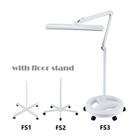 Nouvelle lampe de travail 9505LED flexible à col de cygne, lampe de table à lumière du jour, lampe LED pour extensions de cils, lampe LED de salon de beauté, lampe de travail pliable