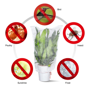 Filet de protection pour citronniers et orangeiers, couvre-plantes pour myrtilles avec cordon de serrage, filet anti-insectes et anti-oiseaux - Product Image 2