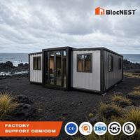 BlocNEST Maison Conteneur Extensible de Luxe au Design Moderne, Bungalow Préfabriqué pour Résidence Familiale