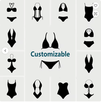 Bikini halter fait main à imprimé léopard et rose avec anneau en métal doré, string, maillot de bain deux pièces pour femme