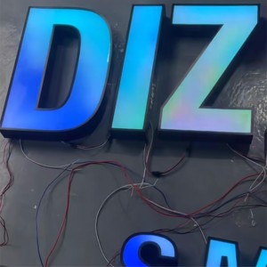 Toptan özelleştirilebilir <span class=keywords><strong>RGB</strong></span> programlanabilir LED Logo 3D mektup yazıcı harici Logo elektronik işaretler üreticisi - Product Image 3