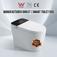 Inodoro Inteligente con Bidé, WC Inteligente con Ahorro de Agua, Sanitario Automático, Seguro y Conveniente