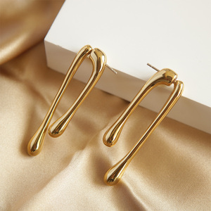 Boucles d'oreilles géométriques tendance, boucles d'oreilles pendantes très vendues pour femmes, cadeaux de fête et de mariage - Product Image 1