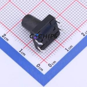 TSF001B13526A Tactile Switch DIP-4P,12x12mm Switch Round Button 2.6N Through Hole 12mm - Product Image 2