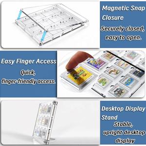 Étui de jeu compatible avec <span class=keywords><strong>Nintendo</strong></span> <span class=keywords><strong>DS</strong></span> et 3DS, support de jeu magnétique en acrylique, étui transparent pour cartouches de jeu - Product Image 4