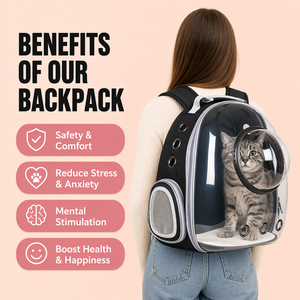 Wholesale JC Oxford Fashion Zipper Portable Airline Approved Bubble Cat <b>Carrier</b> Backpack Large Capacity <b>Small</b> Pets Outdoor - Product Image 2