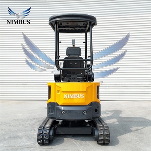Máy xúc mini NIMBUS vận hành linh hoạt, bán kính quay nhỏ, 2 tấn, khớp nối nhanh, đa phụ kiện - Product Image 4