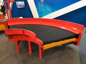 90 graden automatische gebogen roestvrijstalen transportband voor restaurants en de voedingsindustrie, duurzaam, nieuw, rechtstreeks uit de fabriek - Product Image 5