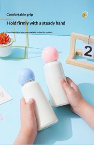 Bouteille d'eau isotherme en acier inoxydable avec couvercle en caoutchouc, design mignon et personnalisé pour enfants - Product Image 4