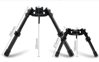 Trépied tactique en fibre de carbone personnalisé V10, pliable, support universel pour l'observation des oiseaux