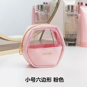 Meilleure vente pochette de produit de voyage paillettes dame commodités sac cosmétique poignée avec fermeture éclair pvc sac cosmétique étanche - Product Image 5