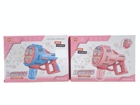 Machine à bulles automatique pour enfants, pistolet à bulles pour enfants, science-fiction, pistolet à bulles spatiales avec 3 lumières LED