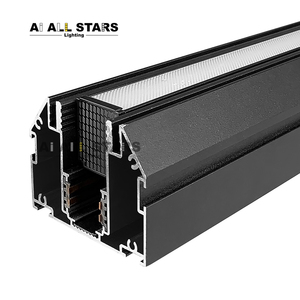 Profil extensible 2m <span class=keywords><strong>3m</strong></span> <span class=keywords><strong>Rail</strong></span> de voie magnétique DC48V <span class=keywords><strong>Rail</strong></span> de voie de lumière magnétique Led monté en surface pour profil de plafond extensible en tissu - Product Image 1
