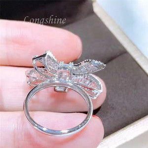 Anelli Nuziali in Stile Coreano in Oro 18K con Diamanti Naturali, Anello in Oro Vero, Fornitura Diretta dal Produttore - Product Image 5