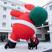 Décoration de Noël gonflable géante personnalisée 360°, résistante à l'eau, durable, gonflable et réutilisable pour la publicité de Noël