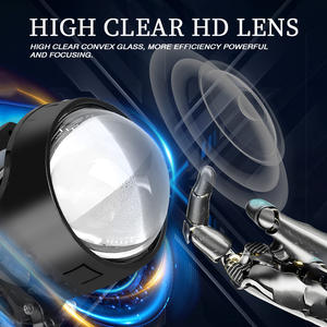 2,5 дюймов, беспроигрышная установка, LD-12, 55 Вт, 6000K, Bi, светодиодный проектор, фара, объектив для автомобиля с высокой яркостью - Product Image 4