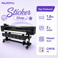 Imprimante grand format 1,8 m avec 2 cartes Hoson XP600 CMYK – Machine de production publicitaire grand format – Vente en gros OEM