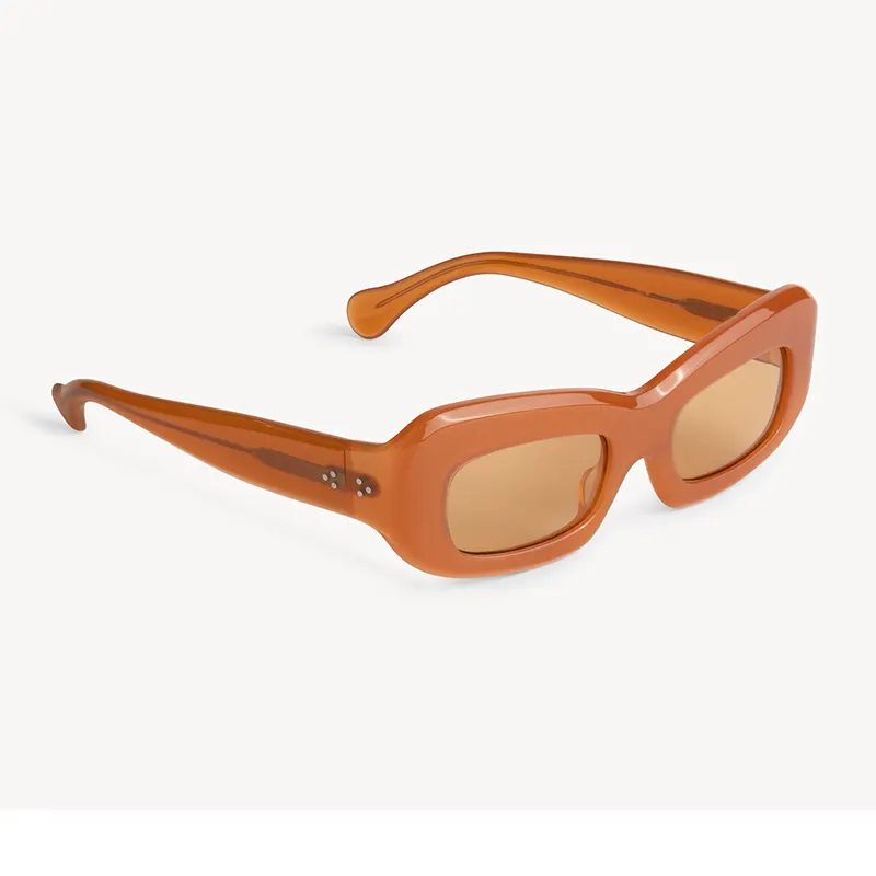 Fashion Oversized Square Sunglasses Women Men Nylon Lens Rivet Luxury Brand Design Sun Glasses Vintage UV400 lens