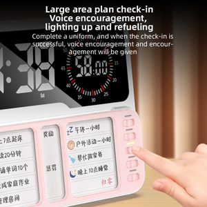 알람 시계로 시간 관리 어린이를위한 목록 계획 보드 시간 알림 휴대용 - Product Image 4