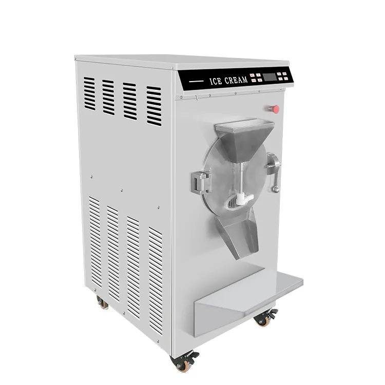 30L capacidade duro sorvete que faz a máquina horizontal contínuo lote freezer sorvete gelato máquina