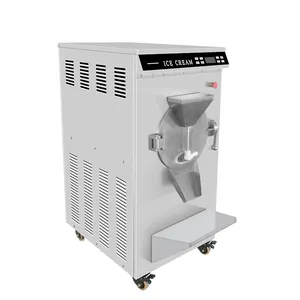 30L Công suất cứng Ice Cream Making Machine ngang liên tục hàng loạt Tủ đông Ice Cream Gelato máy
