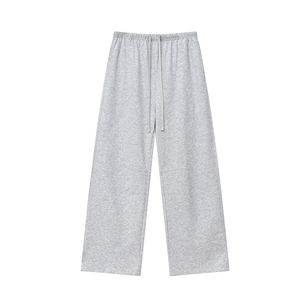 New Style Polyester Cotton Joggers <b>Men's</b> Baggy Straight Sweatpants Custom Logo - Product Image 1