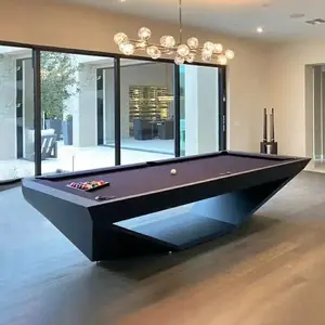 Wholesale Slate Solid Wood Frame And Legs Modern Luxury Style 7ft 8ft 9ft Sports Snooker Cheap Billiard Pool Table For Sale