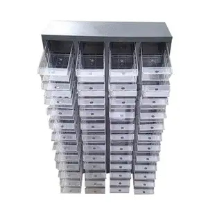 Stalen Kast 48 Lade Onderdelen Kast Opbergkast Voor Workshop Transparante Industriële