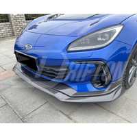 Nouvelle lèvre avant en fibre de carbone style VRS, fixation par boulons, protection UV, finition brillante ou mate 3K/6K/12K pour BRZ ZD8 FA24 2022-2025