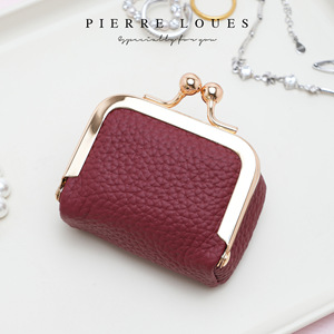 กล่องใส่เครื่องประดับขนาดเล็ก Pierre Loues สีแดงเบอร์กันดี กระเป๋าใส่เหรียญพกพาสำหรับเก็บแหวน สร้อยคอ ต่างหู สำหรับผู้หญิง ฤดูใบไม้ผลิ 2026 - Product Image 2