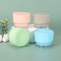 Botol Krim Plastik Kosong Premium Grosir, Wadah Kosmetik Portabel untuk Krim Wajah, Bedak Tabur, Krim Mata - Ramah Perjalanan