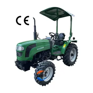 Funzionamento conveniente 25HP 4 x4 mini trattore agricolo tracteur traktor macchine agricole