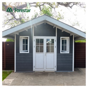 บ้านสวนสำเร็จรูปไม้คอมโพสิตสำหรับฤดูร้อน บ้านเก็บของในสวน WPC สำหรับจัดเก็บของในสวน - Product Image 1