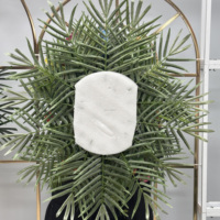 Vente en gros de décorations de cimetière, arrangements floraux artificiels pour funérailles, fleurs de condoléances blanches pour cimetière