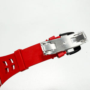 Ensemble de montres de luxe RM avec boîtier en fibre de carbone – Montre mécanique pour homme avec mouvement squelette en moissanite, style hip-hop - Product Image 5