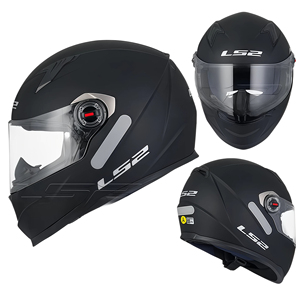 Casque de moto LS2 intégral unisexe pour véhicule électrique, toutes saisons, anti-buée, karting, été, certifié 3C - Product Image 2