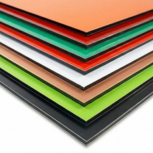 Panneaux composites en <span class=keywords><strong>aluminium</strong></span> (ACP) pour revêtement mural extérieur, revêtement PVDF, épaisseurs 3mm, <span class=keywords><strong>4mm</strong></span>, 5mm, format 4x8, en tôle ACM - Product Image 2