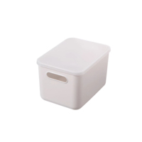 Ensemble de bacs de rangement en plastique écologiques avec poignées pour un transport facile, tiroir de rangement sous le lit