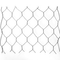 Grilles de protection rectangulaires en treillis métallique galvanisé et thermolaqué, fabriquées en usine, pour cages à pierres, résistantes aux rongeurs, vente chaude