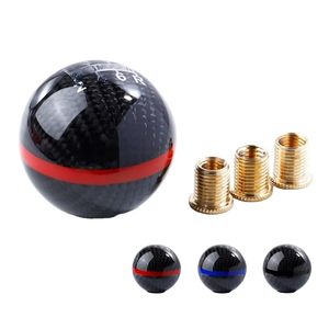 Pomello leva cambio auto universale a 5/6 velocità in fibra di carbonio per Honda Toyota <span class=keywords><strong>Mugen</strong></span> - Product Image 4