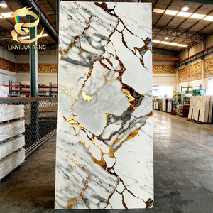 <span class=keywords><strong>Panel</strong></span> de Pared UV de Alto Brillo, Lámina de Mármol de 1220*2800 mm, <span class=keywords><strong>Panel</strong></span> UV para Decoración de Restaurantes, Azulejo de Pared Flexible Resistente al Agua - Product Image 1