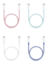Câble USB-C tressé à succès pour iPhone 15 16 Pro Max, charge rapide et transfert de données avec gaine en nylon