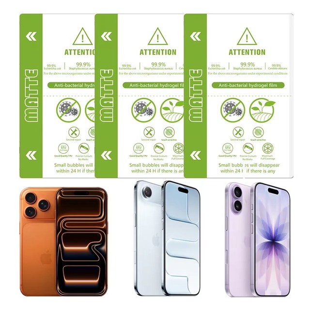 Cell Phone Hydrogel MATT TPU Film 0.21*120*180MM Sheet Self-healing Antimicrobial Screen Protector Factory Wholesale Supplier