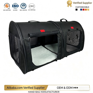 Sac de transport isotherme grande capacité pour animaux de compagnie, usage extérieur, vente chaude en usine, maisons pliables en polyester pour chiens et chats de qualité supérieure - Product Image 1