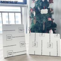 MDFSUB Vente en gros Cadre photo en MDF blanc pour sublimation de 5 mm d'épaisseur 90x127 mm Design moderne pliable avec support