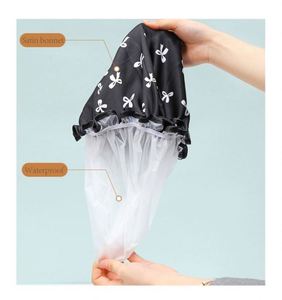 Gorros de Ducha Dobles Impermeables para Mujer, para Baño y Uso Doméstico, para Adultos, al por Mayor - Product Image 2