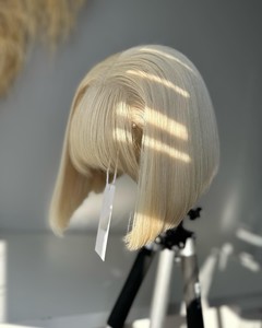 Pelucas <span class=keywords><strong>de</strong></span> Cabello Humano <span class=keywords><strong>de</strong></span> 8-14 Pulgadas, Cabello Virgen 613, Estilo Bob con Encaje Transparente, <span class=keywords><strong>Corte</strong></span> Recto, Pelucas Rubias con Frente <span class=keywords><strong>de</strong></span> Encaje para <span class=keywords><strong>Mujer</strong></span> - Product Image 6