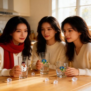 แก้วคริสตัลโบฮีเมียรักษ์โลก แก้วน้ำและแก้วทรงสูงแบบพกพา ดีไซน์คลาสสิก ขายส่ง - Product Image 5